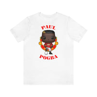 Paul Pogba Manchester United, Soft Cotton Bella and Canvas Short Sleeve Tee shirt