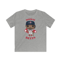 Mookie Betts Boston Red Sox, Kids Gildan Softstyle Tee Shirt