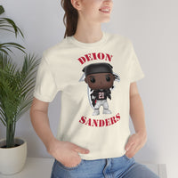 Deion Sanders Atlanta Falcons, Soft Cotton Bella and Canvas Short Sleeve Tee shirt