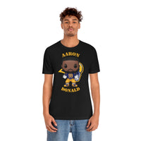 Aaron Donald L.A Rams, Soft Cotton Bella and Canvas Short Sleeve Tee shirt