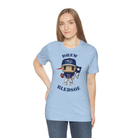 Drew Bledsoe New England Patriots, Soft Cotton Bella and Canvas Short Sleeve Tee shirt