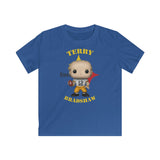 Terry Bradshaw Pittsburgh Steelers (White), Kids Gildan Softstyle Tee Shirt