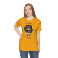 Todd Gurley L.A Rams, Soft Cotton Bella and Canvas Short Sleeve Tee shirt