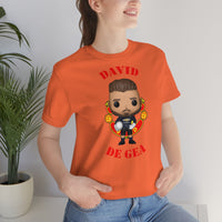 David De Gea Manchester United, Soft Cotton Bella and Canvas Short Sleeve Tee shirt