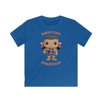 Kristaps Porzingis New York Knicks, Kids Gildan Softstyle Tee Shirt