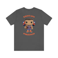 Kristaps Porzingis New York Knicks, Soft Cotton Bella and Canvas Short Sleeve Tee shirt