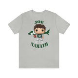 Joe Namath New York Jets, Soft Cotton Bella and Canvas Short Sleeve Tee shirt