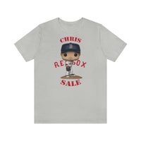 Chris Sale Boston Red Sox, Soft Cotton Bella and Canvas Short Sleeve Tee shirt