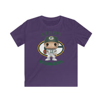 Aaron Rodgers Green Bay Packers, Kids Gildan Softstyle Tee Shirt