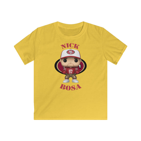 Nick Bosa San Francisco 49ers, Kids Gildan Softstyle Tee Shirt