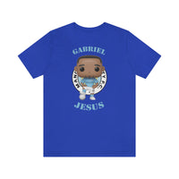 Gabriel Jesus Manchester City, Soft Cotton Bella and Canvas Short Sleeve Tee shirt