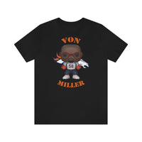 Von Miller Denver Broncos, Soft Cotton Bella and Canvas Short Sleeve Tee shirt