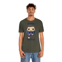 Lionel Messi PSG, Soft Cotton Bella and Canvas Short Sleeve Tee shirt