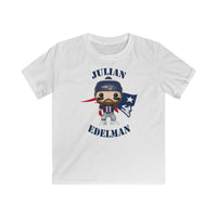 Julian Edelman New England Patriots, Kids Gildan Softstyle Tee Shirt