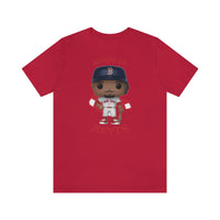 Mookie Betts Boston Red Sox, Soft Cotton Bella and Canvas Short Sleeve Tee shirt