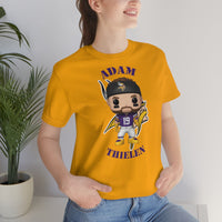 Adam Thielen Minnesota Vikings, Soft Cotton Bella and Canvas Short Sleeve Tee shirt