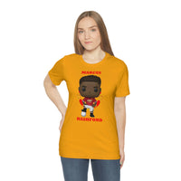 Marcus Rashford Manchester United, Soft Cotton Bella and Canvas Short Sleeve Tee shirt