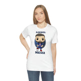 Lionel Messi PSG, Soft Cotton Bella and Canvas Short Sleeve Tee shirt