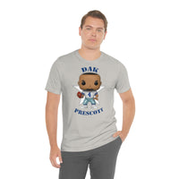 Dak Prescott Dallas Cowboys, Soft Cotton Bella and Canvas Short Sleeve Tee shirt