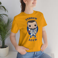 Andrew Luck Indianapolis Colts, Soft Cotton Bella and Canvas Short Sleeve Tee shirt