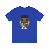 Giannis Antetokounmpo Milwaukee Bucks , Soft Cotton Bella and Canvas Short Sleeve Tee shirt