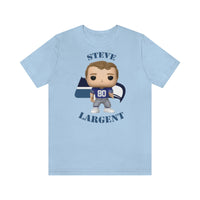 Steve Largent Seattle Seahawks, Soft Cotton Bella and Canvas Short Sleeve Tee shirt