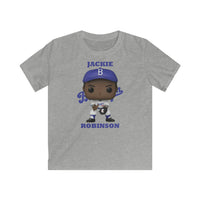 Jackie Robinson Brooklyn Dodgers/L.A Dodgers, Kids Gildan Softstyle Tee Shirt