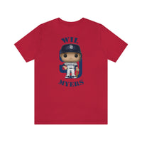 Wil Myers San Diego Padres, Soft Cotton Bella and Canvas Short Sleeve Tee shirt