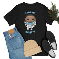 Gabriel Jesus Manchester City, Soft Cotton Bella and Canvas Short Sleeve Tee shirt