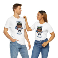 Russell Wilson Seattle Seahawks, Soft Cotton Bella and Canvas Short Sleeve Tee shirt