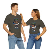 Russell Wilson Seattle Seahawks, Soft Cotton Bella and Canvas Short Sleeve Tee shirt