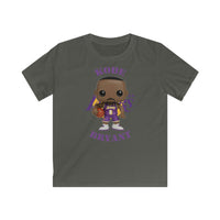 Kobe Bryant L.A Lakers (Purple), Kids Gildan Softstyle Tee Shirt