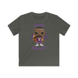 Kobe Bryant L.A Lakers (Purple), Kids Gildan Softstyle Tee Shirt