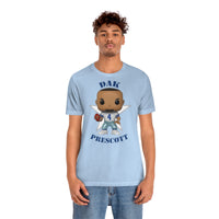 Dak Prescott Dallas Cowboys, Soft Cotton Bella and Canvas Short Sleeve Tee shirt