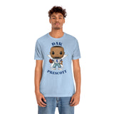 Dak Prescott Dallas Cowboys, Soft Cotton Bella and Canvas Short Sleeve Tee shirt