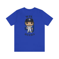 Wil Myers San Diego Padres, Soft Cotton Bella and Canvas Short Sleeve Tee shirt