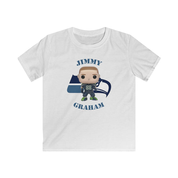 Jimmy Graham Seattle Seahawks, Kids Gildan Softstyle Tee Shirt