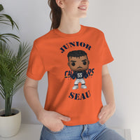 Junior Seau L.A Chargers, Soft Cotton Bella and Canvas Short Sleeve Tee shirt