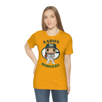 Aaron Rodgers Green Bay Packers, Soft Cotton Bella and Canvas Short Sleeve Tee shirt
