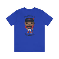 Francisco Lindor Cleveland Indians, Soft Cotton Bella and Canvas Short Sleeve Tee shirt