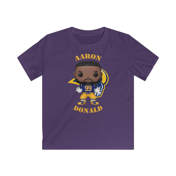 Aaron Donald L.A Rams, Kids Gildan Softstyle Tee Shirt