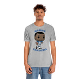 Barry Sanders Detroit Lions, Soft Cotton Bella and Canvas Short Sleeve Tee shirt