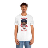 Mookie Betts Boston Red Sox, Soft Cotton Bella and Canvas Short Sleeve Tee shirt
