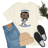 Barry Sanders Detroit Lions, Soft Cotton Bella and Canvas Short Sleeve Tee shirt