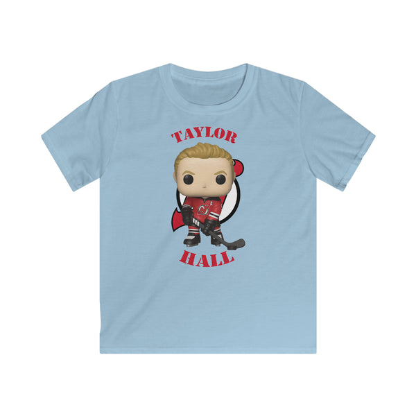 Taylor Hall New Jersey Devils, Kids Gildan Softstyle Tee Shirt