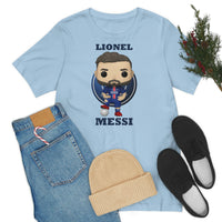 Lionel Messi PSG, Soft Cotton Bella and Canvas Short Sleeve Tee shirt