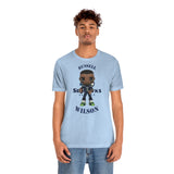 Russell Wilson Seattle Seahawks (Large), Soft Cotton Bella and Canvas Short Sleeve Tee shirt