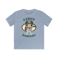 Aaron Rodgers Green Bay Packers, Kids Gildan Softstyle Tee Shirt