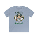 Aaron Rodgers Green Bay Packers, Kids Gildan Softstyle Tee Shirt