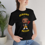Jerome Bettis Pittsburgh Steelers, Soft Cotton Bella and Canvas Short Sleeve Tee shirt